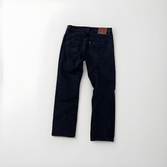 Levis Jeans Mens 34x32 Black Denim 569 Loose Straight American‎ Stretch Red Tab - Picture 1 of 6